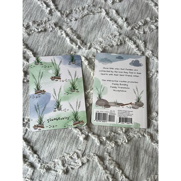 Slumberkins Otter Book and Affirmation card. Supports Family and Bonding - Picture 2 of 2